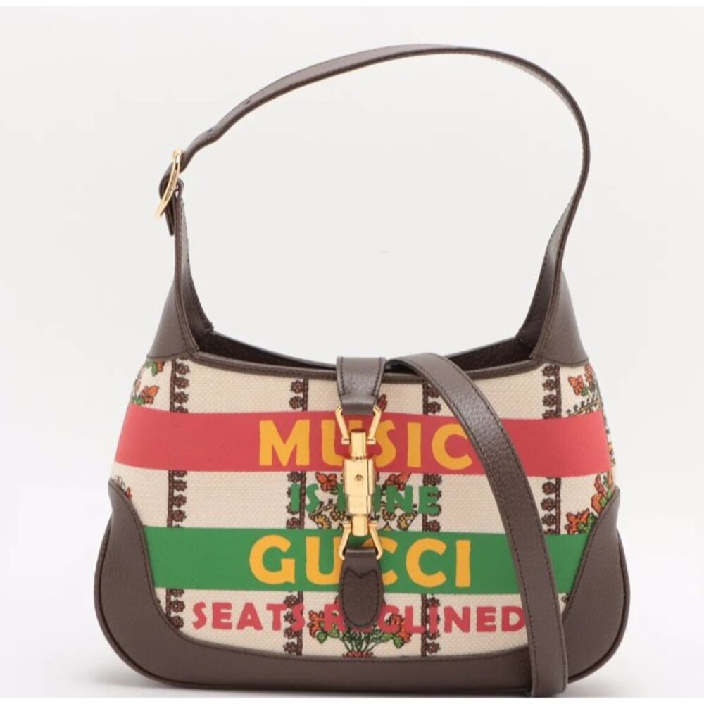 Gucci 100 Jackie 1961 Hobo Limited Edition Canvas with Dust Bag COA New